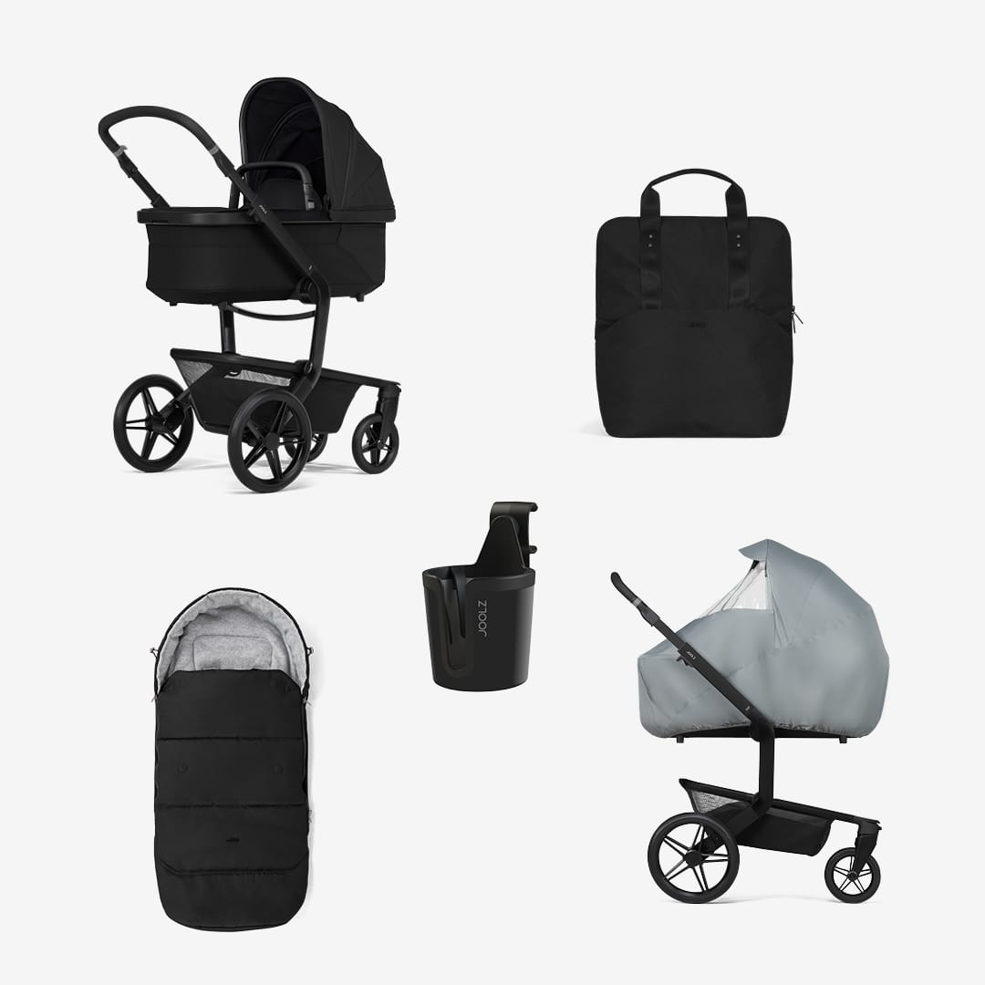 Joolz Day 5 Essential Bundle in Space Black Baby Prams 908430 8715688114797
