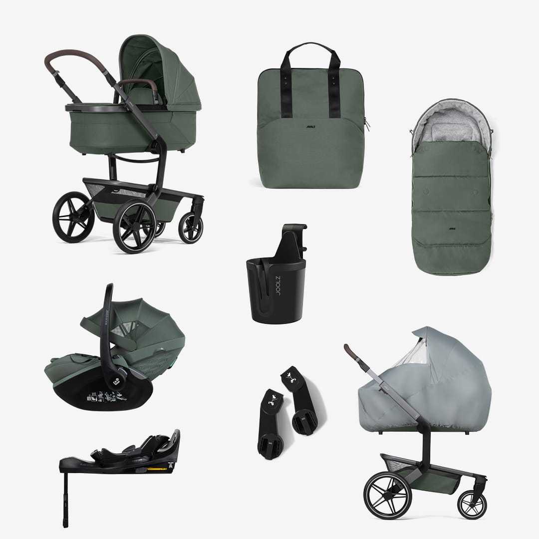 Joolz Day 5 All in One Bundle in Forest Green Travel Systems 908421 8715688114766