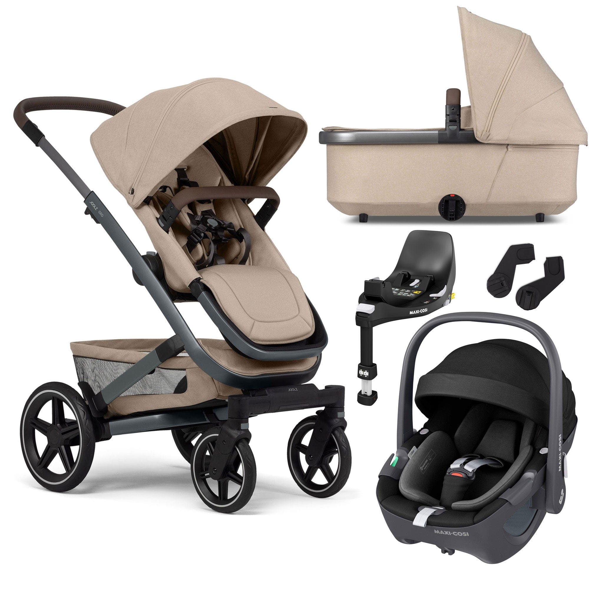Joolz Geo3 Complete Maxi Cosi Travel System in Sandy Taupe Travel Systems 15547-SAN-TPE-1 8715688083499