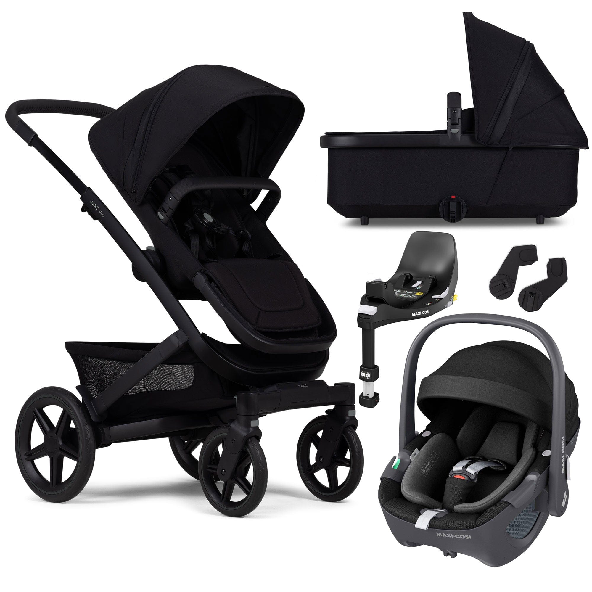 Joolz Geo3 Complete Maxi Cosi Travel System in Space Black Travel Systems 15549-SPA-BLK 8715688083536