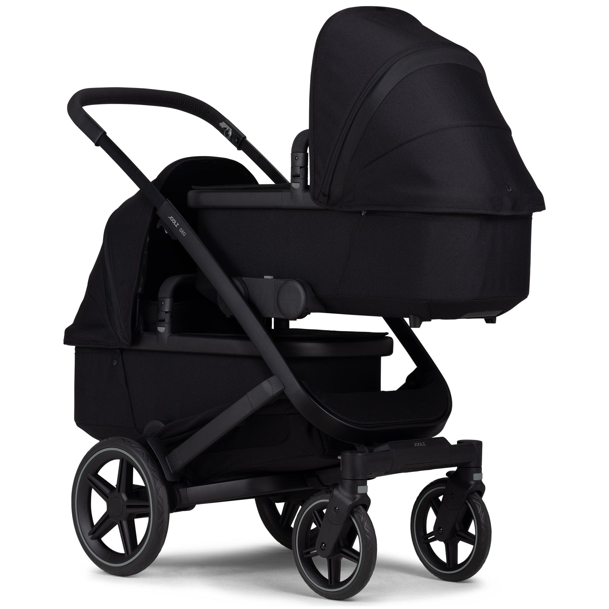 Joolz Geo3 Complete Twin Stroller in Space Black Travel Systems 071342 8715688083543
