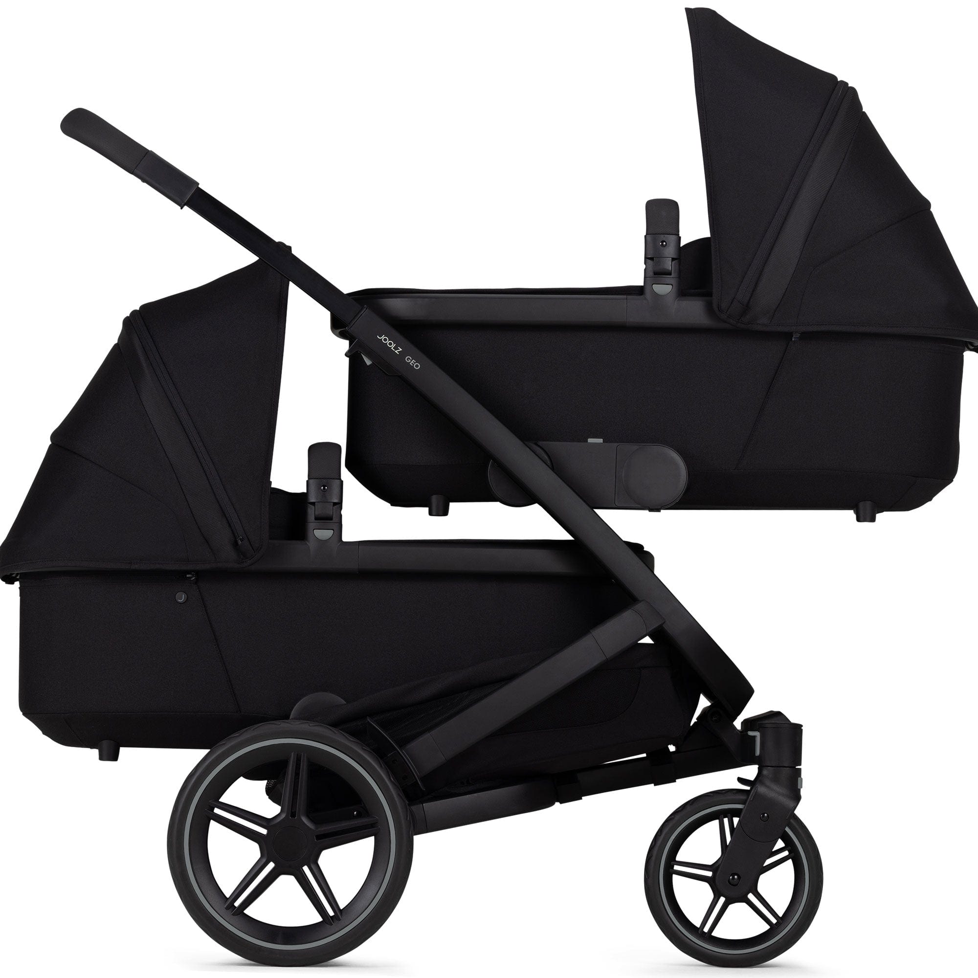 Joolz Geo3 Complete Twin Stroller in Space Black Travel Systems 071342 8715688083543