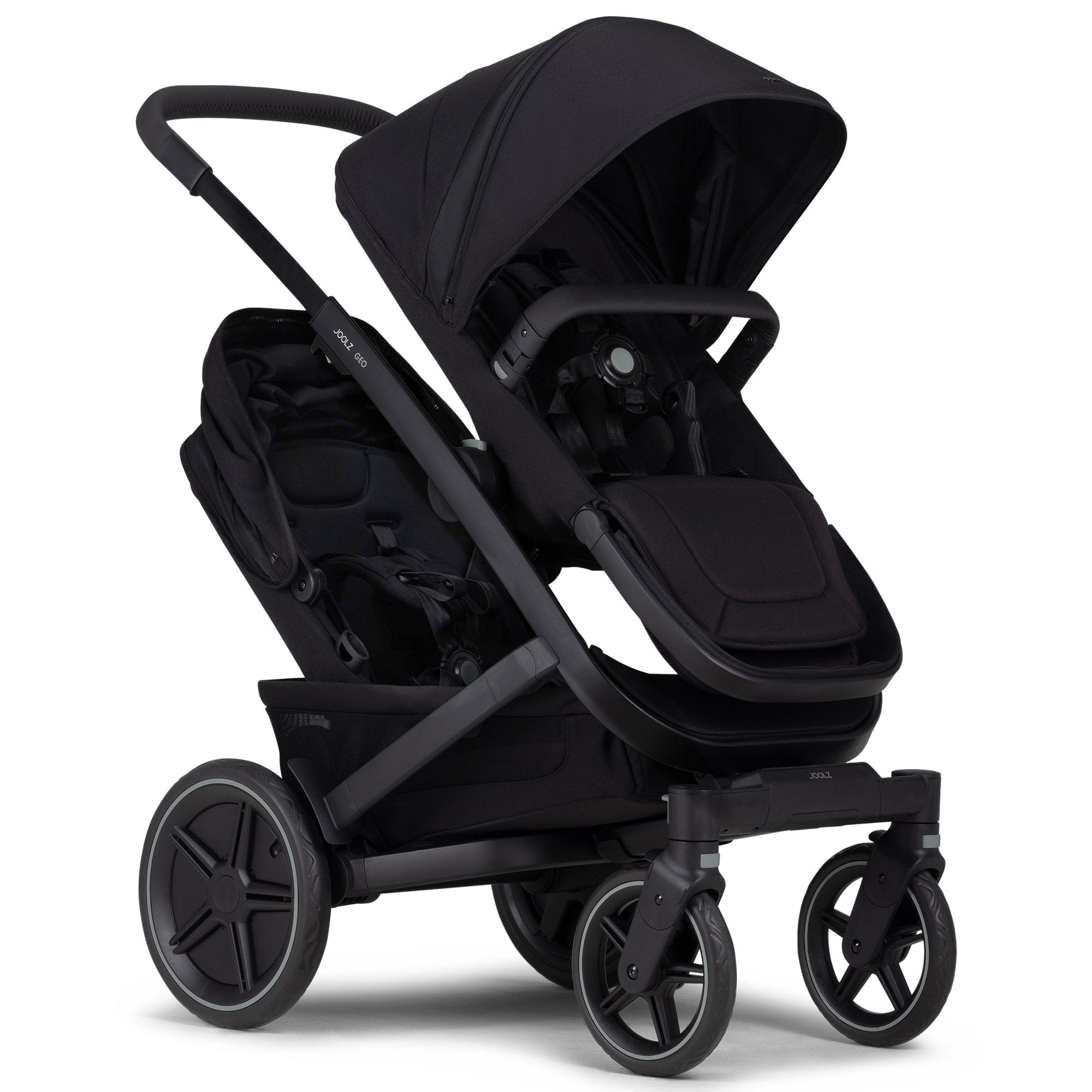 joolz geo 2 double stroller Joolz Geo3 Twin Set in Space Black