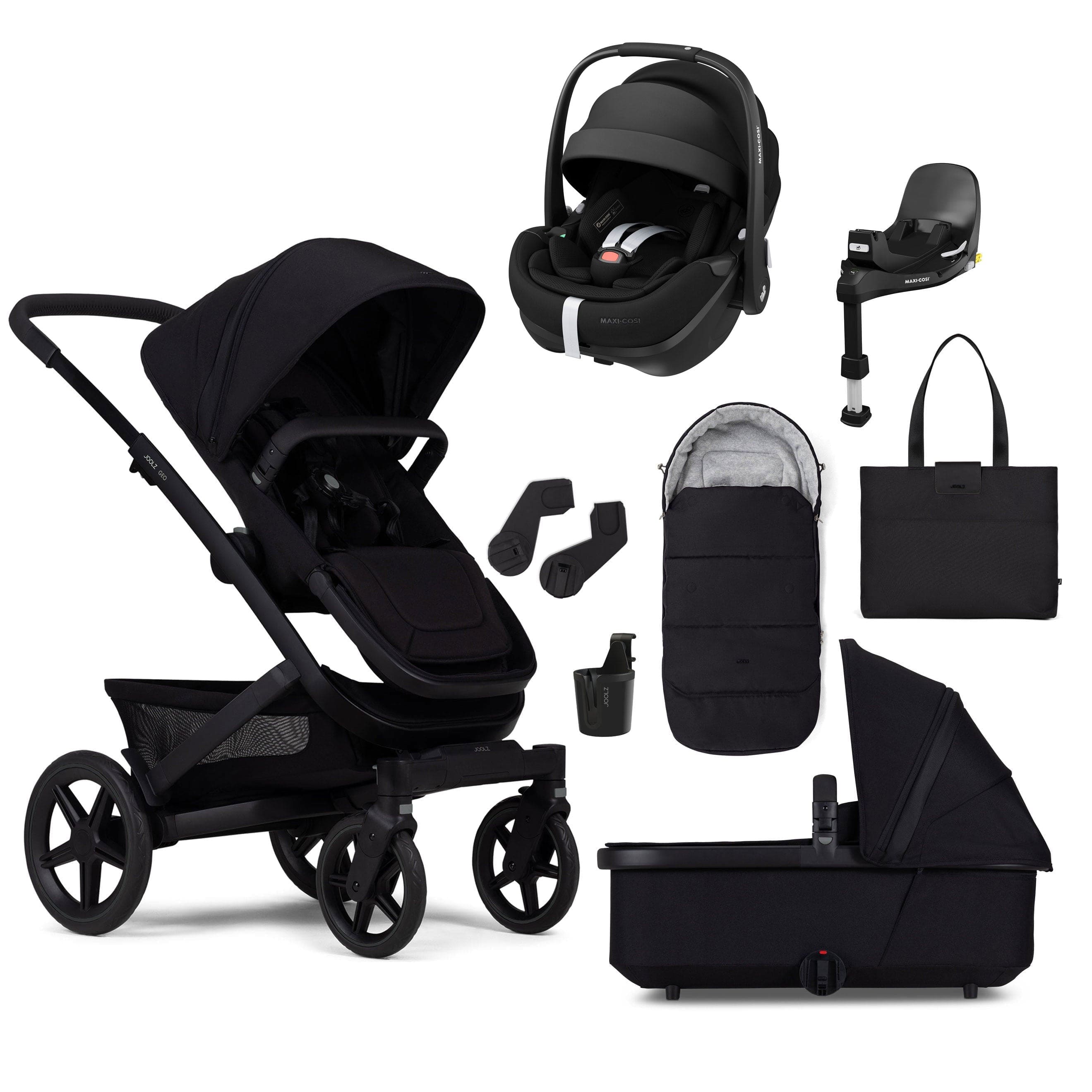 joolz geo studio graphite Joolz Geo3 Mono Ultimate Maxi-Cosi Bundle in Space Black