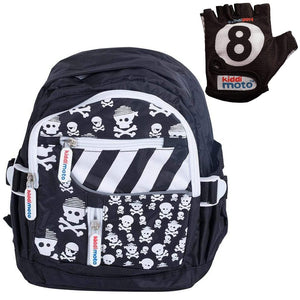 You added <b><u>Kiddimoto Back Pack Small Skullz with 8 Ball Gloves</u></b> to your cart.