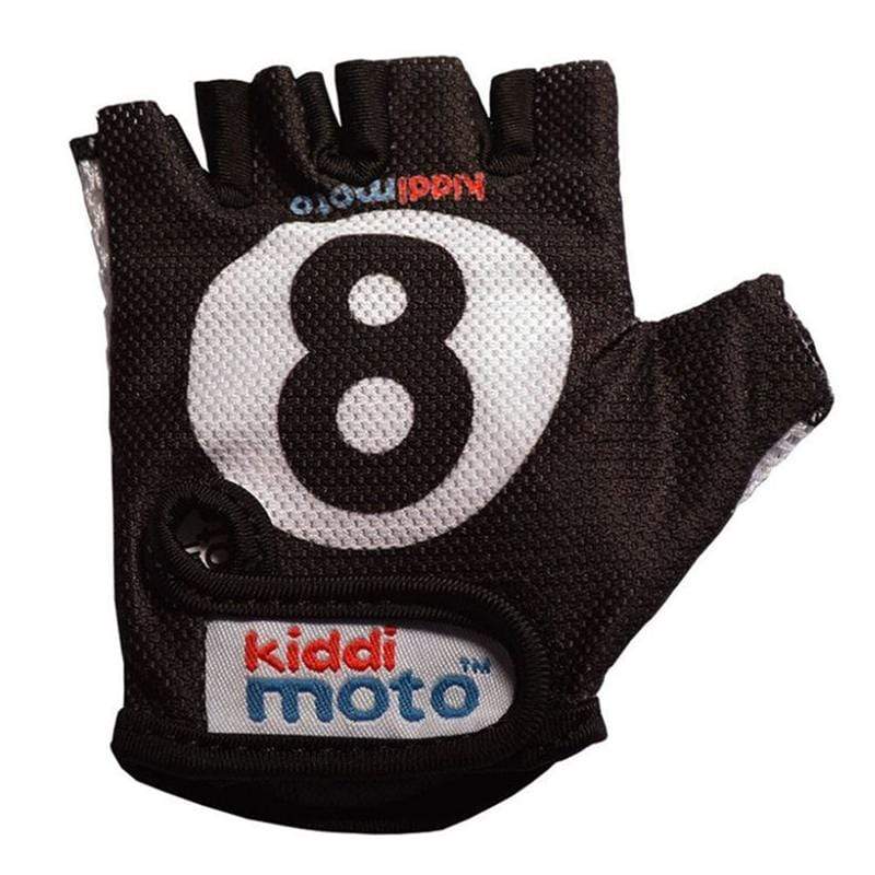 Kiddimoto Back Pack Small Skullz with 8 Ball Gloves Push Along Toys BSZ-S/GLV006S 5060262725207