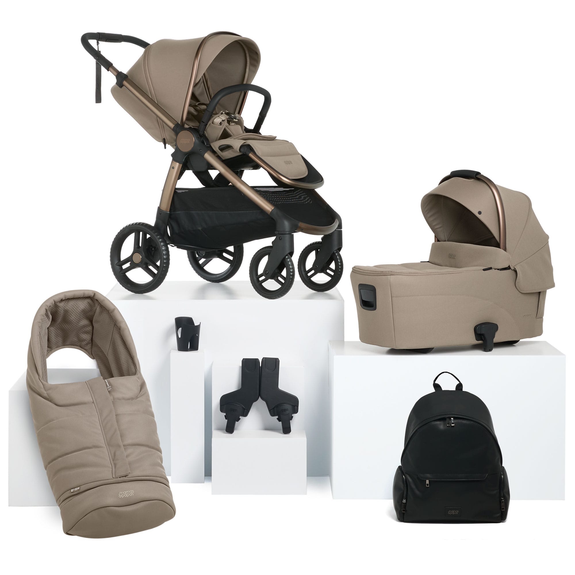 Mamas & Papas Ocarro 2 6-Piece Essentials Kit in Oatmeal Baby Prams 6708tz602 5063229323256