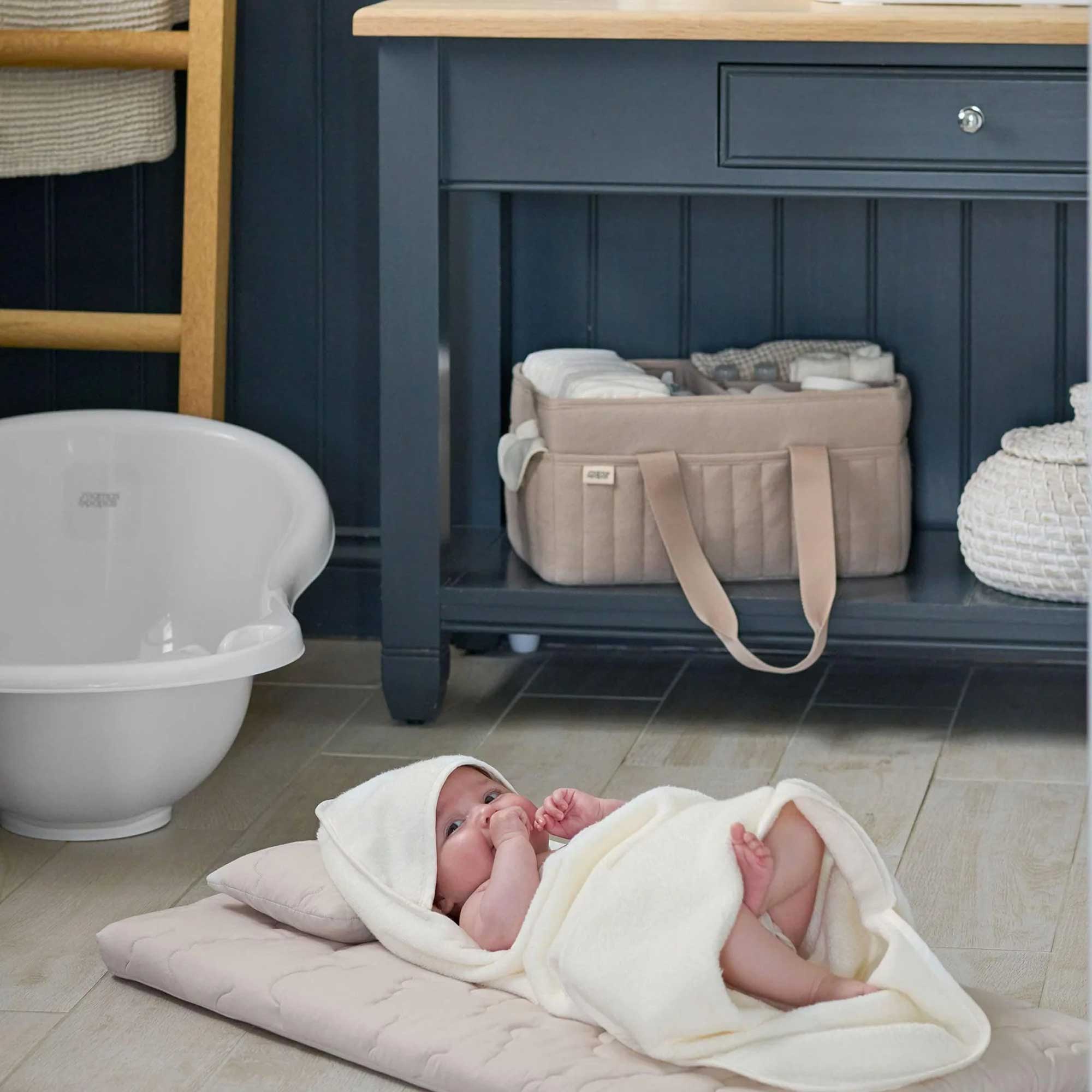 Mamas & Papas Nappy Caddy in Cashmere Waffle Changing Bags 444644000 5063229129605