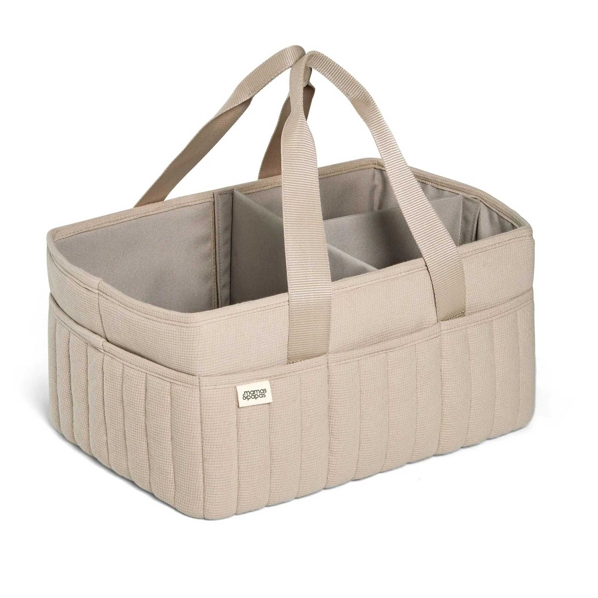 Mamas & Papas Nappy Caddy in Cashmere Waffle Changing Bags 444644000 5063229129605