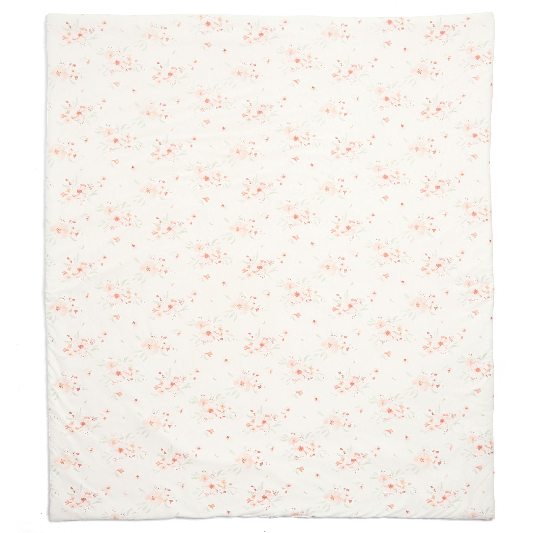 M&P Welcome to the World Cot Bed Quilt in Floral Spot Cot & Cot Bed Quilts 7041X1600 5057232013303