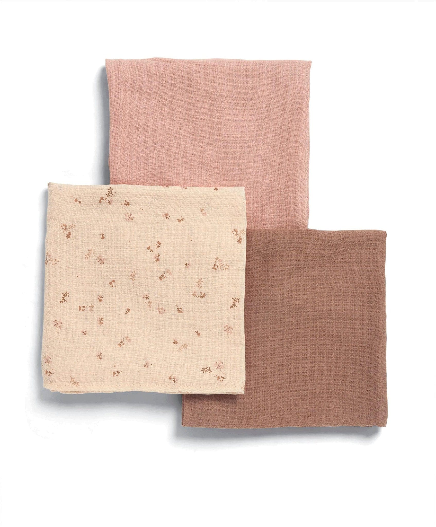 Mamas & Papas 3pk Muslin Squares Large Wildflower Muslins & Swaddling 7231RT700 5063229085116