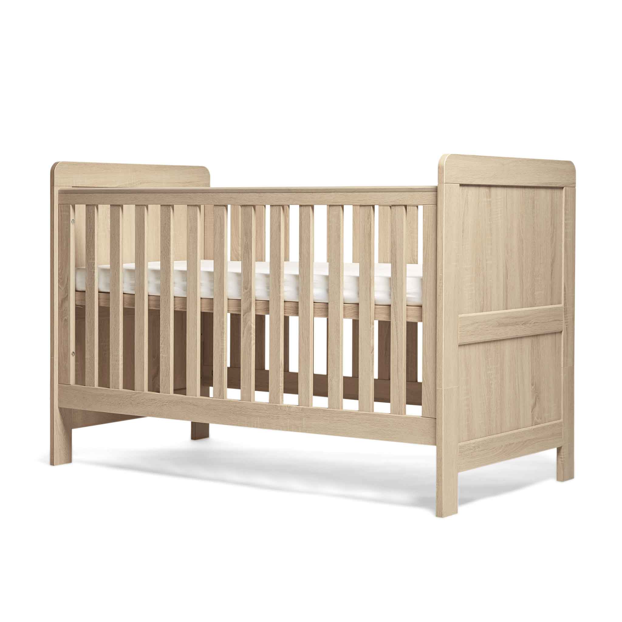 Mamas & Papas Atlas 3 Piece Cotbed Range Light Oak Nursery Room Sets