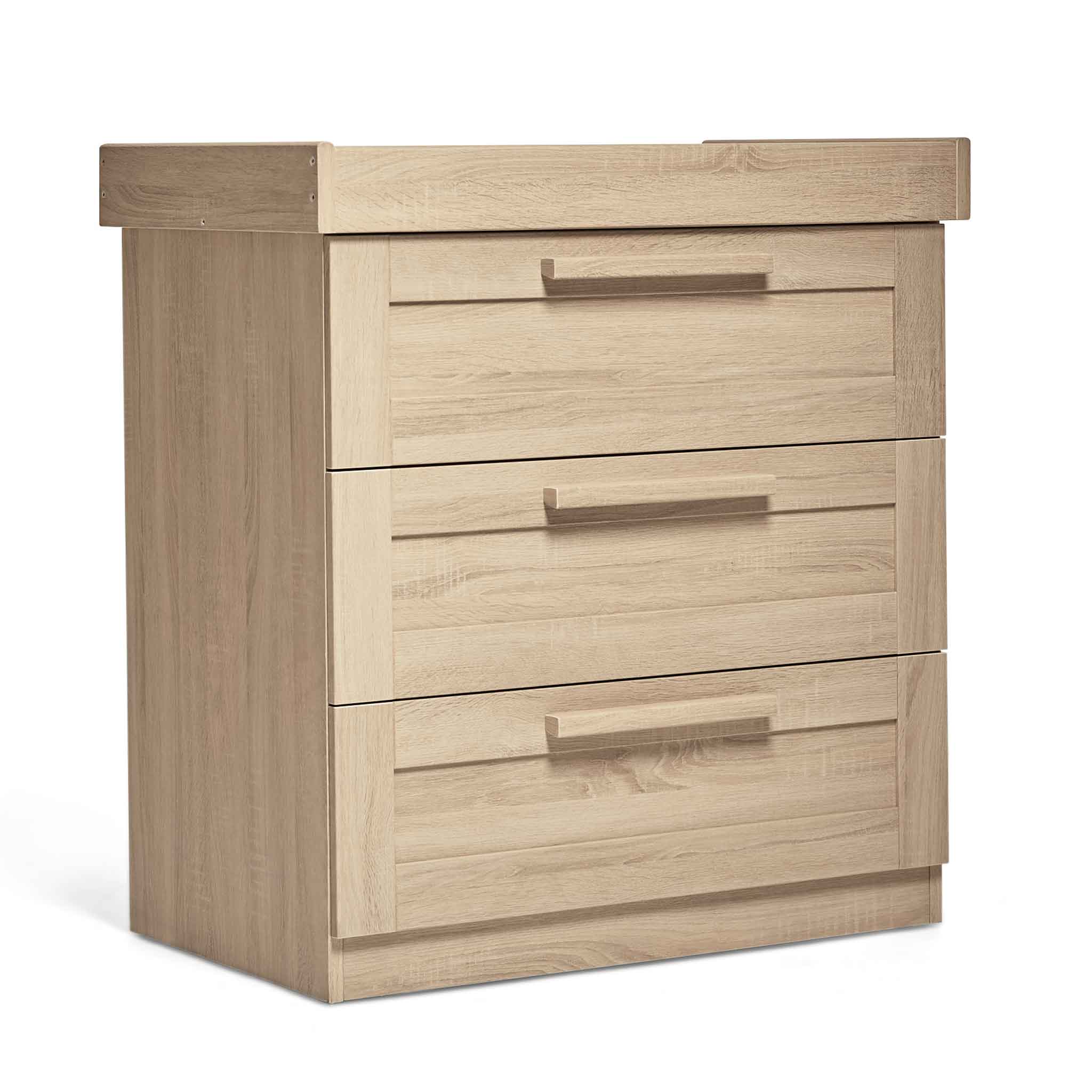 Mamas & Papas Atlas 3 Piece Cotbed Range Light Oak Nursery Room Sets