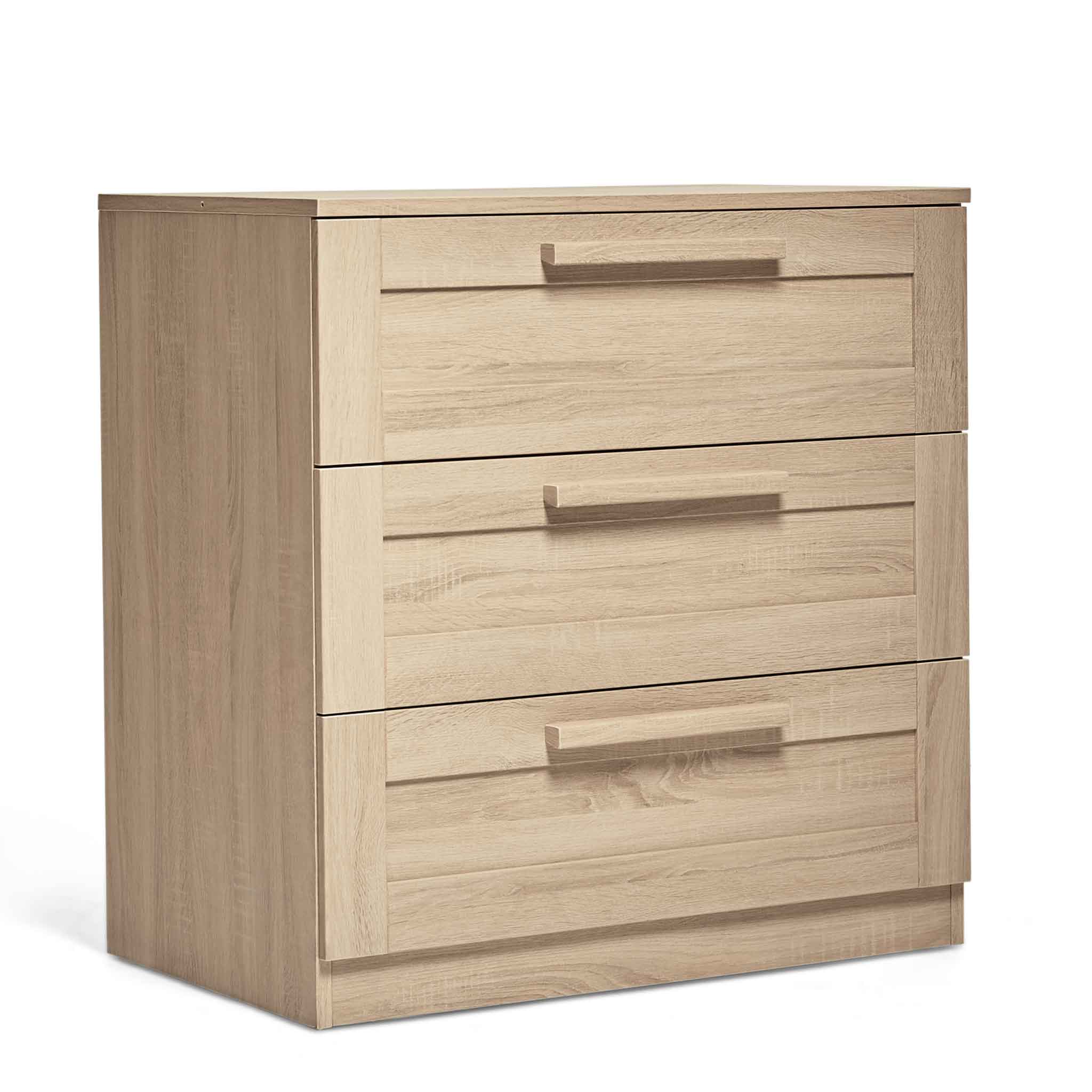 Mamas & Papas Atlas 3 Piece Cotbed Range Light Oak Nursery Room Sets