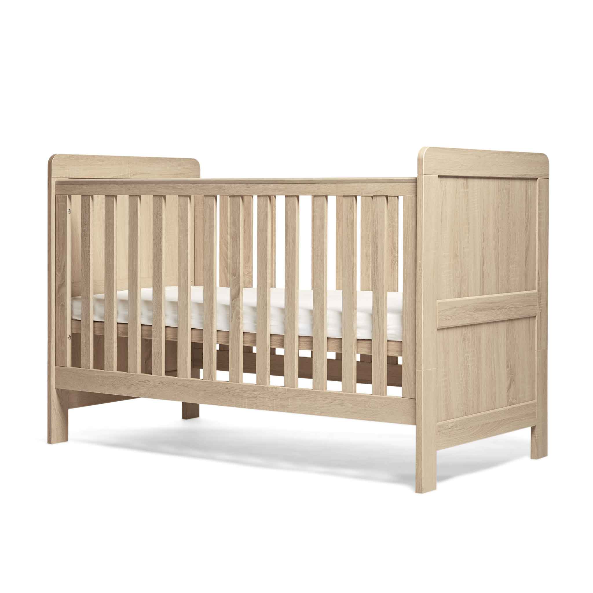 Mamas & Papas Atlas 3 Piece Cotbed Range Light Oak Nursery Room Sets