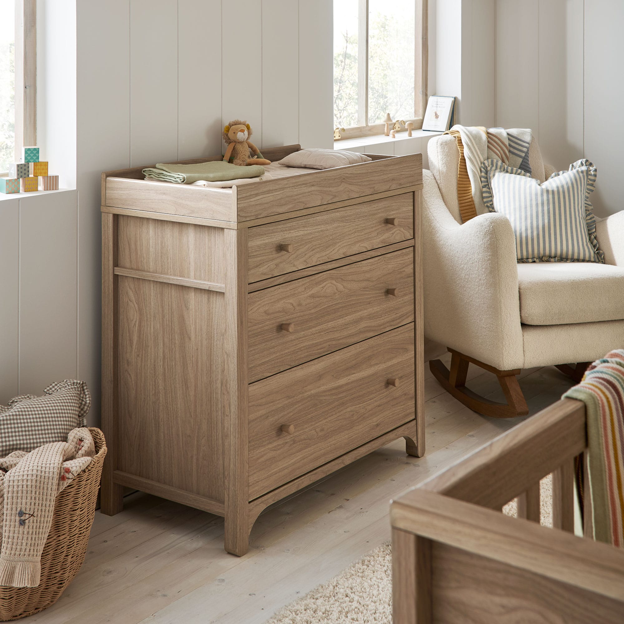 Mamas & Papas Barton 3 Piece Range in Natural Oak Nursery Room Sets