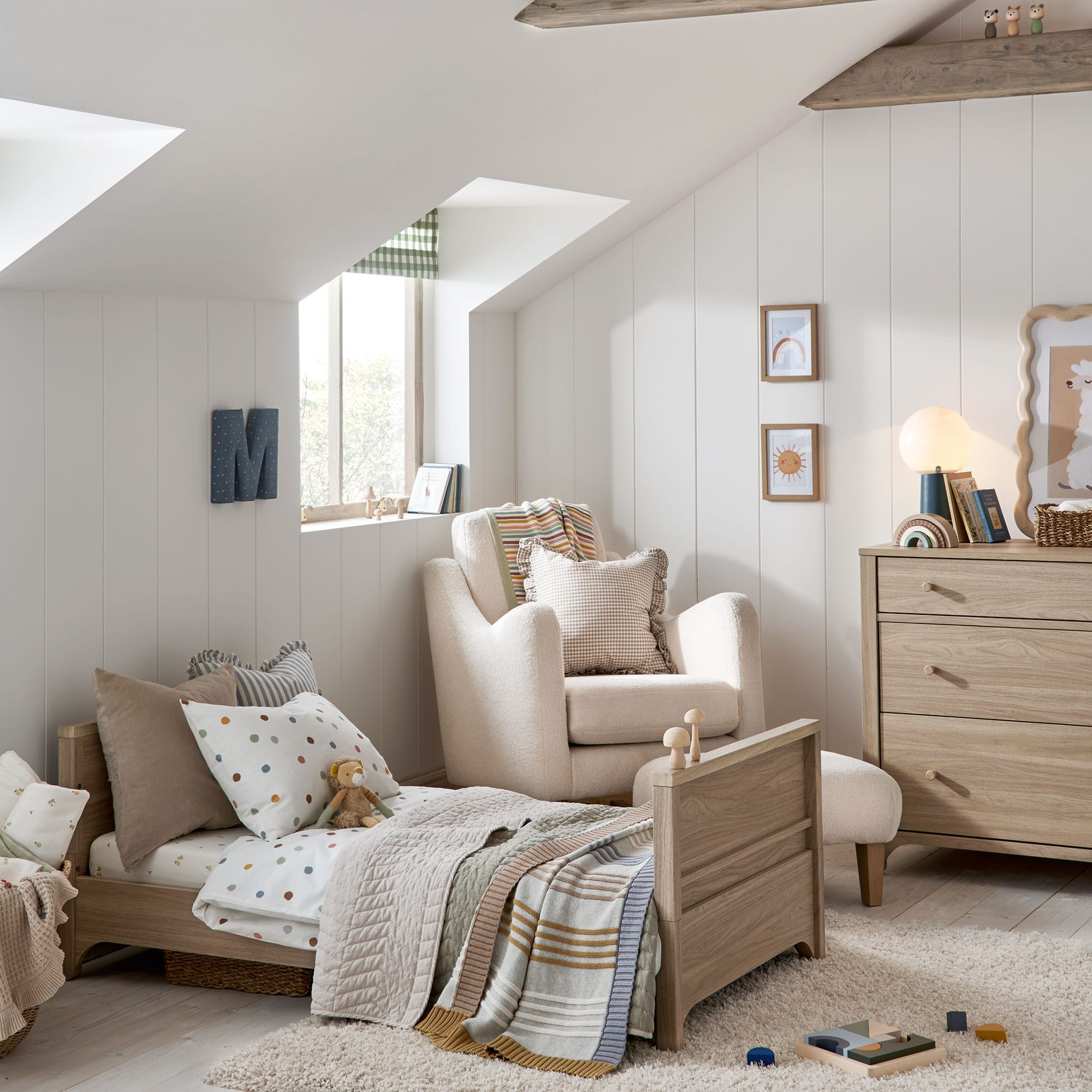 Mamas & Papas Barton 3 Piece Range in Natural Oak Nursery Room Sets