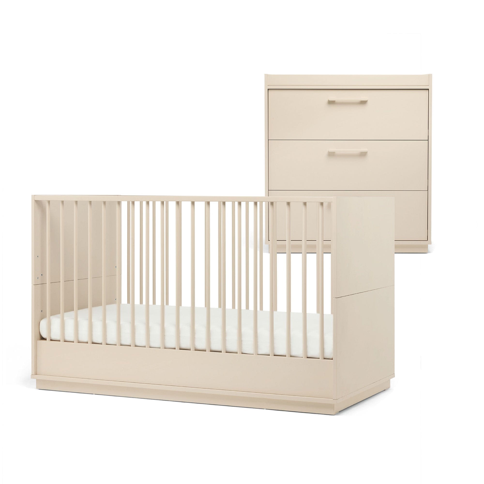 Mamas & Papas Flockton 2 Piece Cotbed Roomset in Cashmere Nursery Room Sets