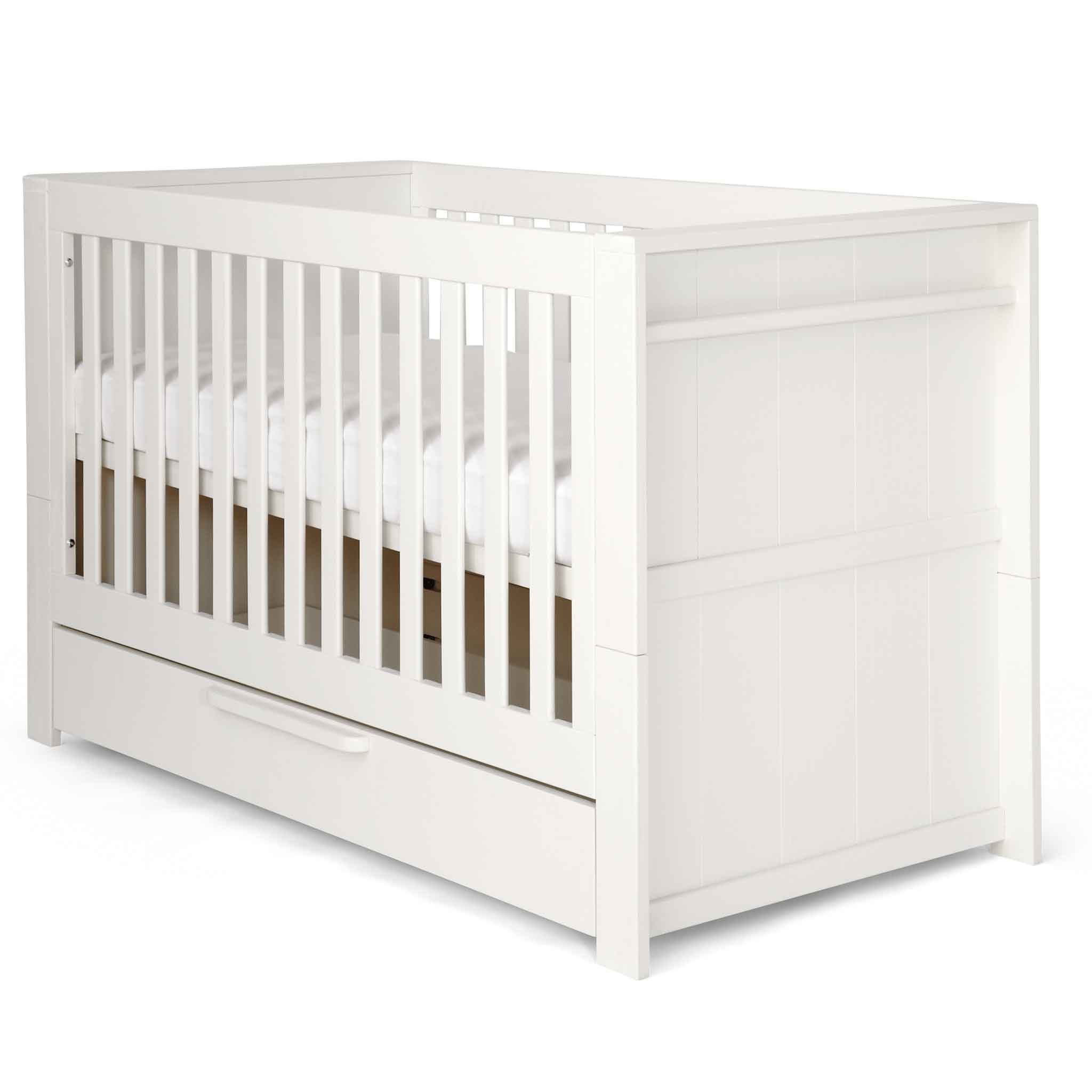 Mamas & Papas Franklin 2 Piece Cotbed Roomset White Wash Nursery Room Sets