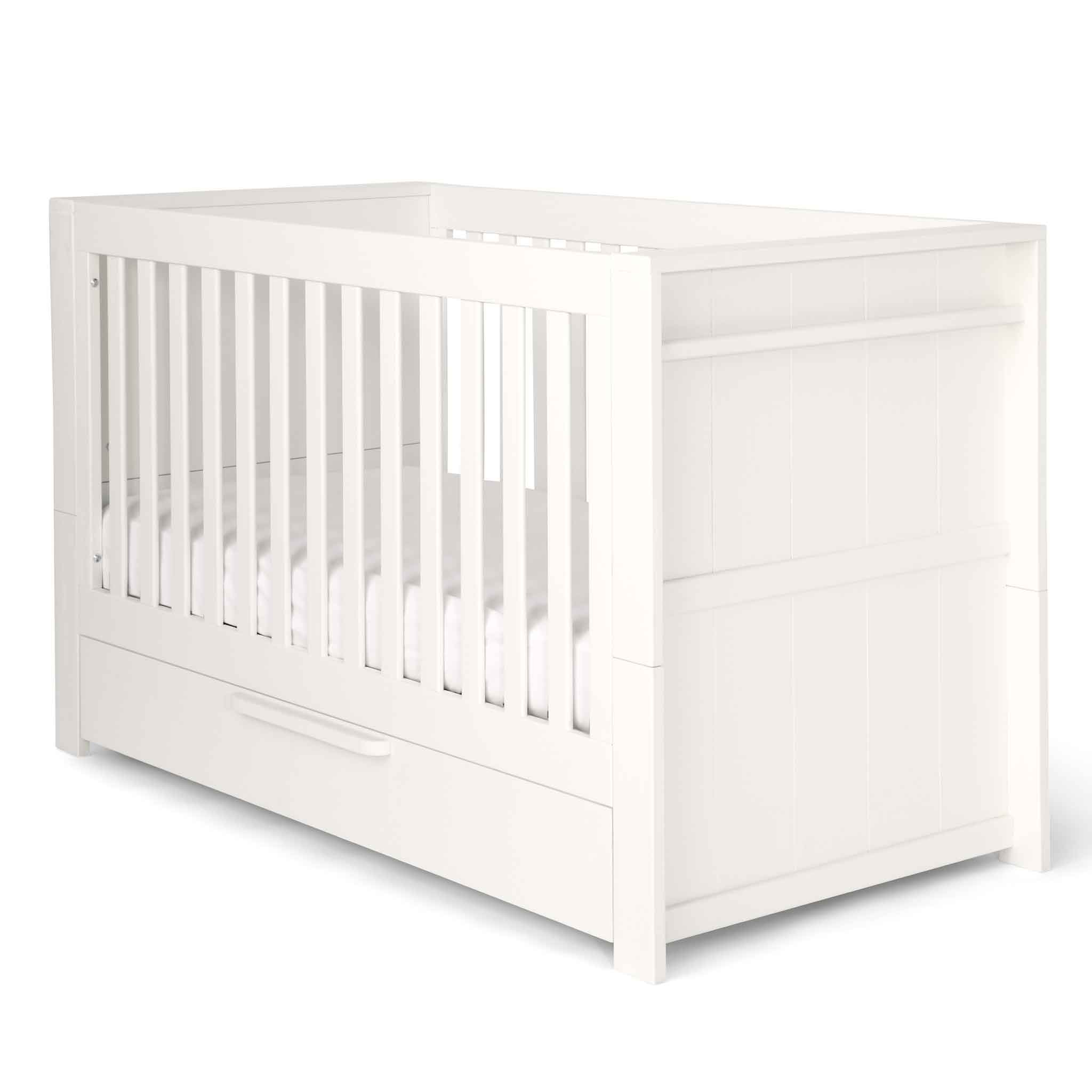 Mamas & Papas Franklin 2 Piece Cotbed Roomset White Wash Nursery Room Sets