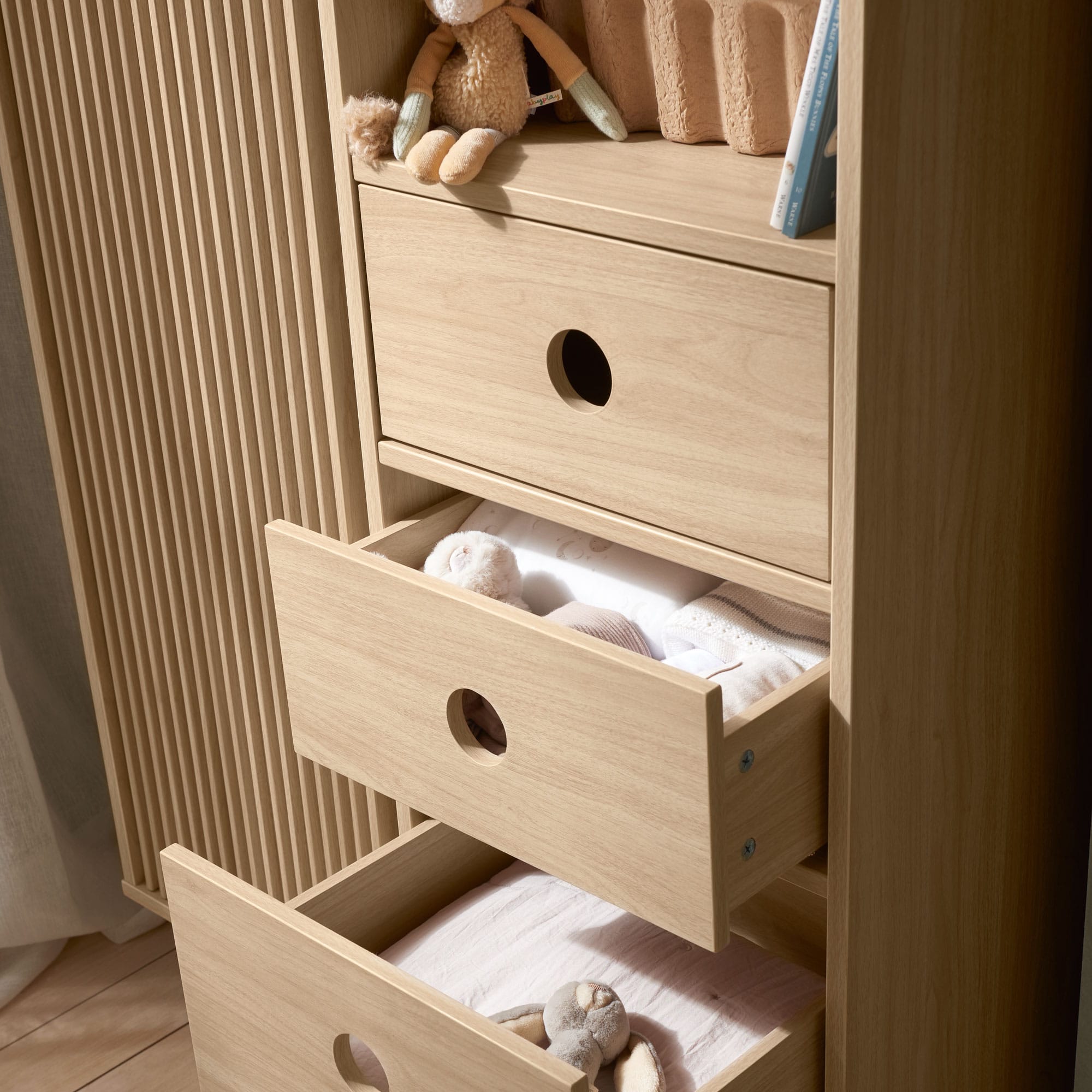 Mamas & Papas Oska 3 Piece Narrow Range in Natural Oak Nursery Room Sets