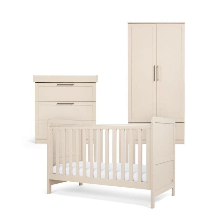 Mamas & Papas Walton 3 Piece Cotbed Range Cashmere Nursery Room Sets