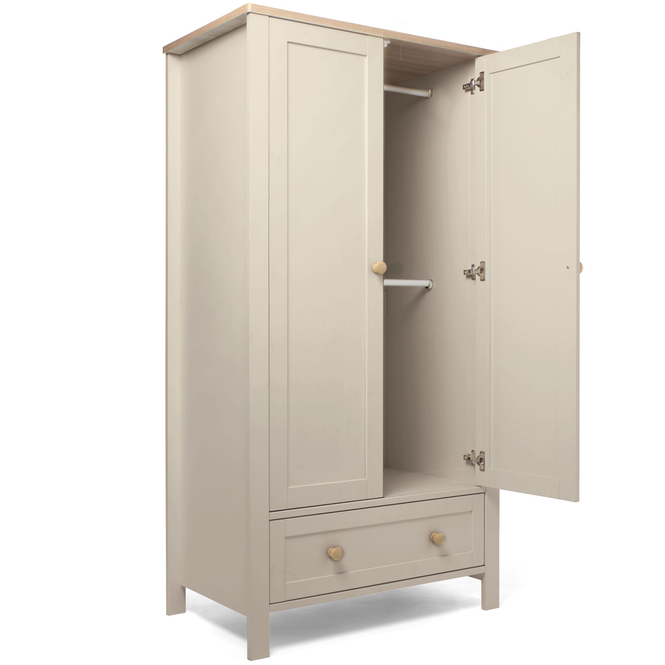 Mamas & Papas Wedmore 3 Piece Cotbed Range in Cashmere/Oak Nursery Room Sets