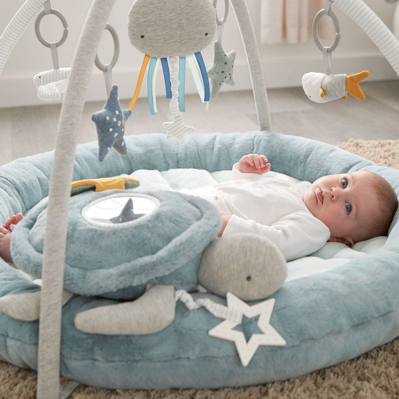 Mamas & Papas Welcome to the World Playmat- Blue Playmats & Gyms 7736MC101 5057232015444