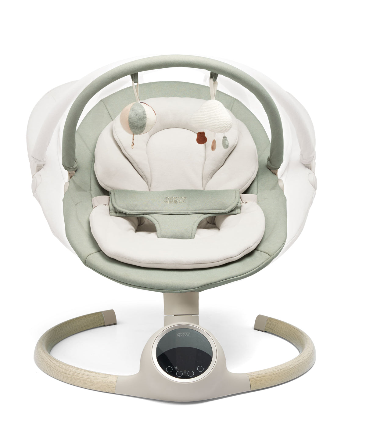 Mamas & Papas Alto Smart Swing in Thyme Rocking Bouncing Cradles 5085T3H00 5063229319679