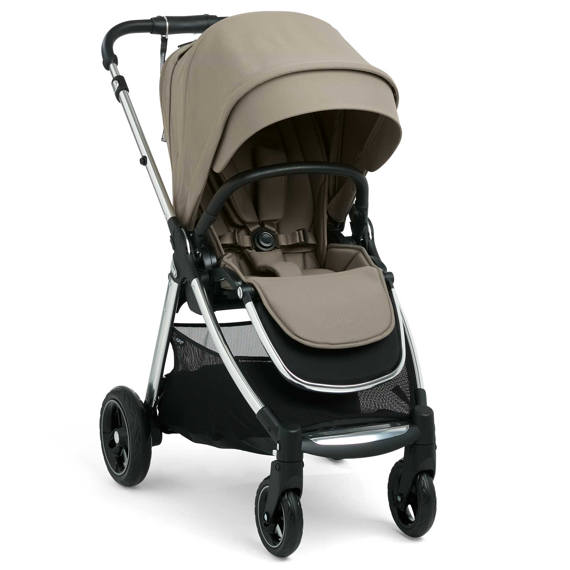 Mamas & Papas Flip XT³ 8 Piece Essentials Bundle with Car Seat in Sage Grey Travel Systems