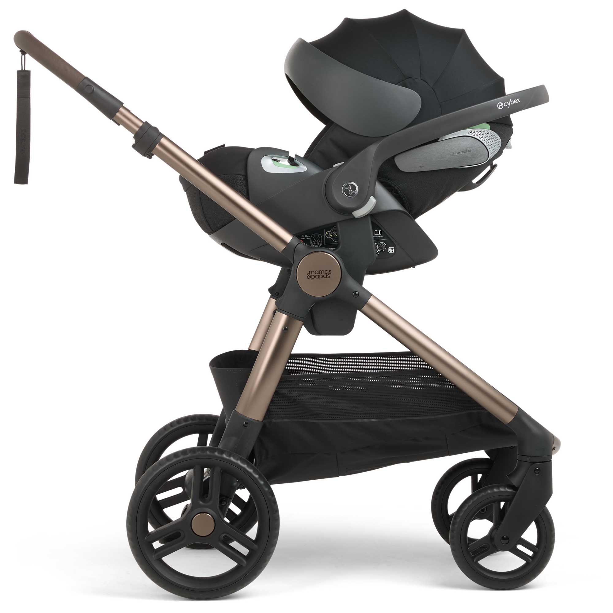 Mamas & Papas Ocarro 2 Complete 10 Piece Cybex Bundle in Crema Travel Systems