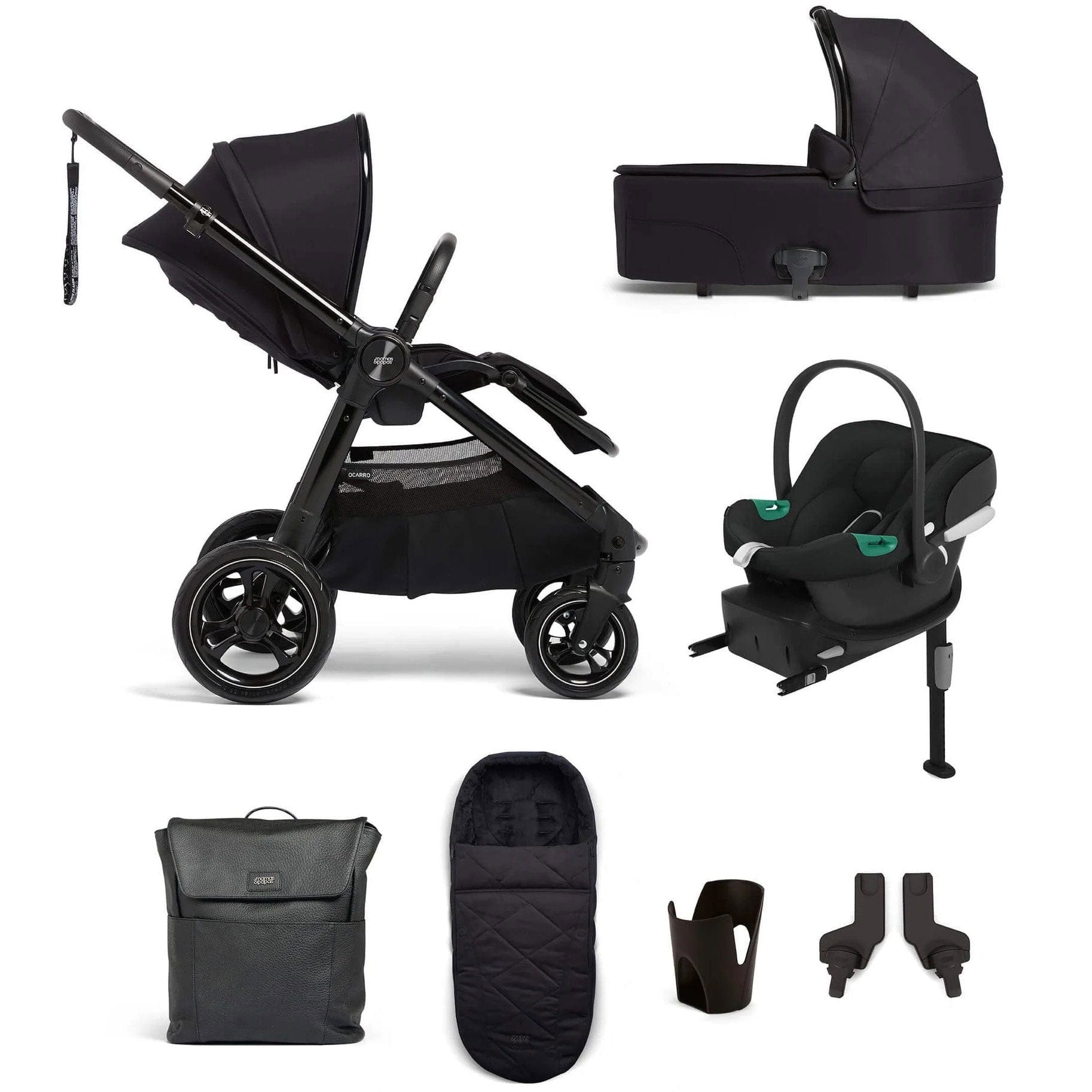 Mamas & Papas Ocarro 9-Piece Maxi-Cosi Bundle - Carbon Travel Systems 20195-CAR 5057232673774