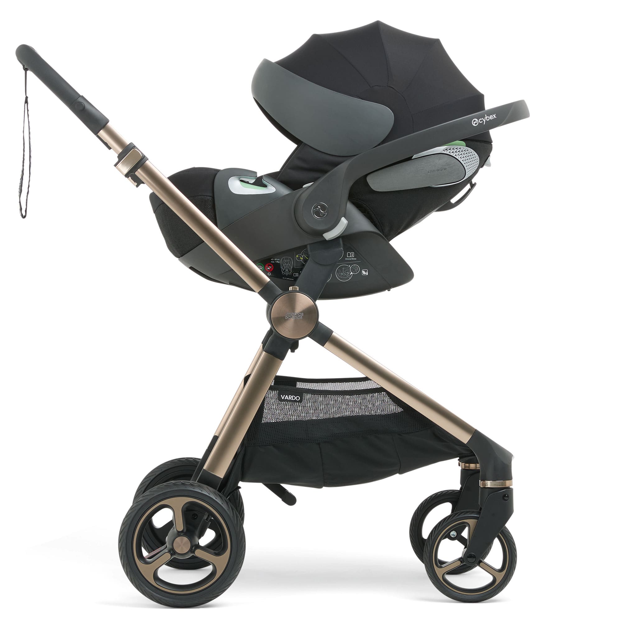 Mamas & Papas Vardo Complete Cybex Bundle in Nutmeg Travel Systems