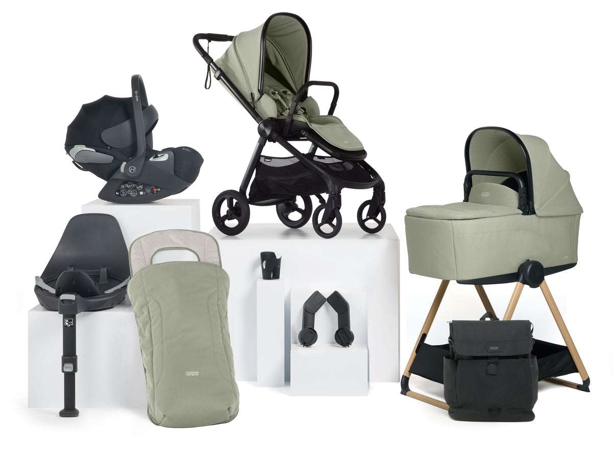 Mamas & Papas Vardo Complete Cybex Bundle in Sage Travel Systems 52421SG07 5063229326158