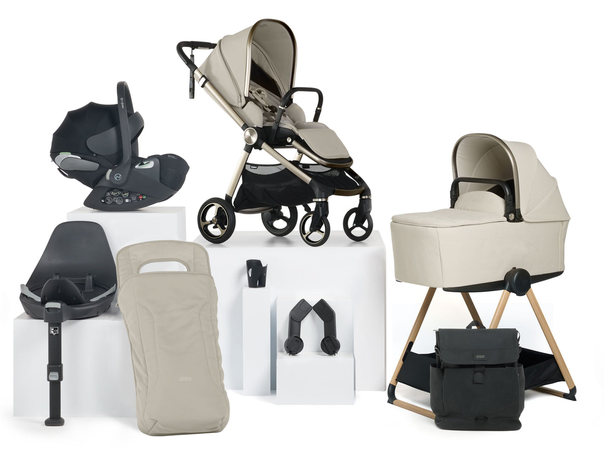 Mamas & Papas Vardo Complete Cybex Bundle in Shell Travel Systems 5242S4312 5063229326196