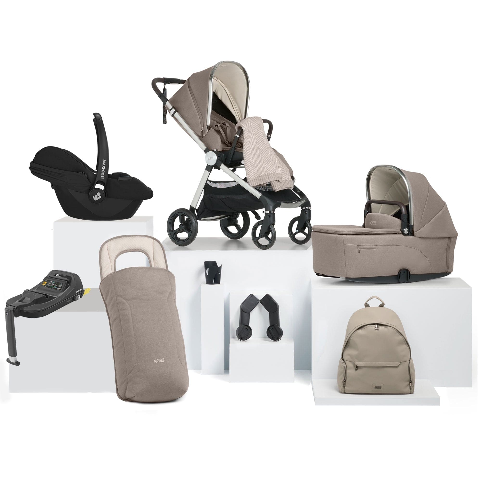 Mamas & Papas Vardo Complete Maxi-Cosi Bundle in Heritage Travel Systems 524308101-3 5063229226311