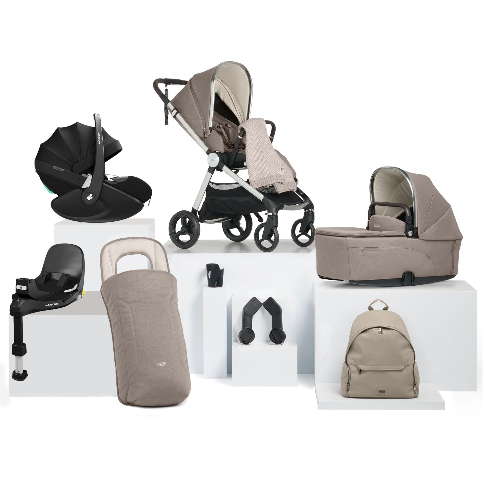Mamas & Papas Vardo Complete Maxi-Cosi Bundle in Heritage Travel Systems 524308101-5 5063229226311