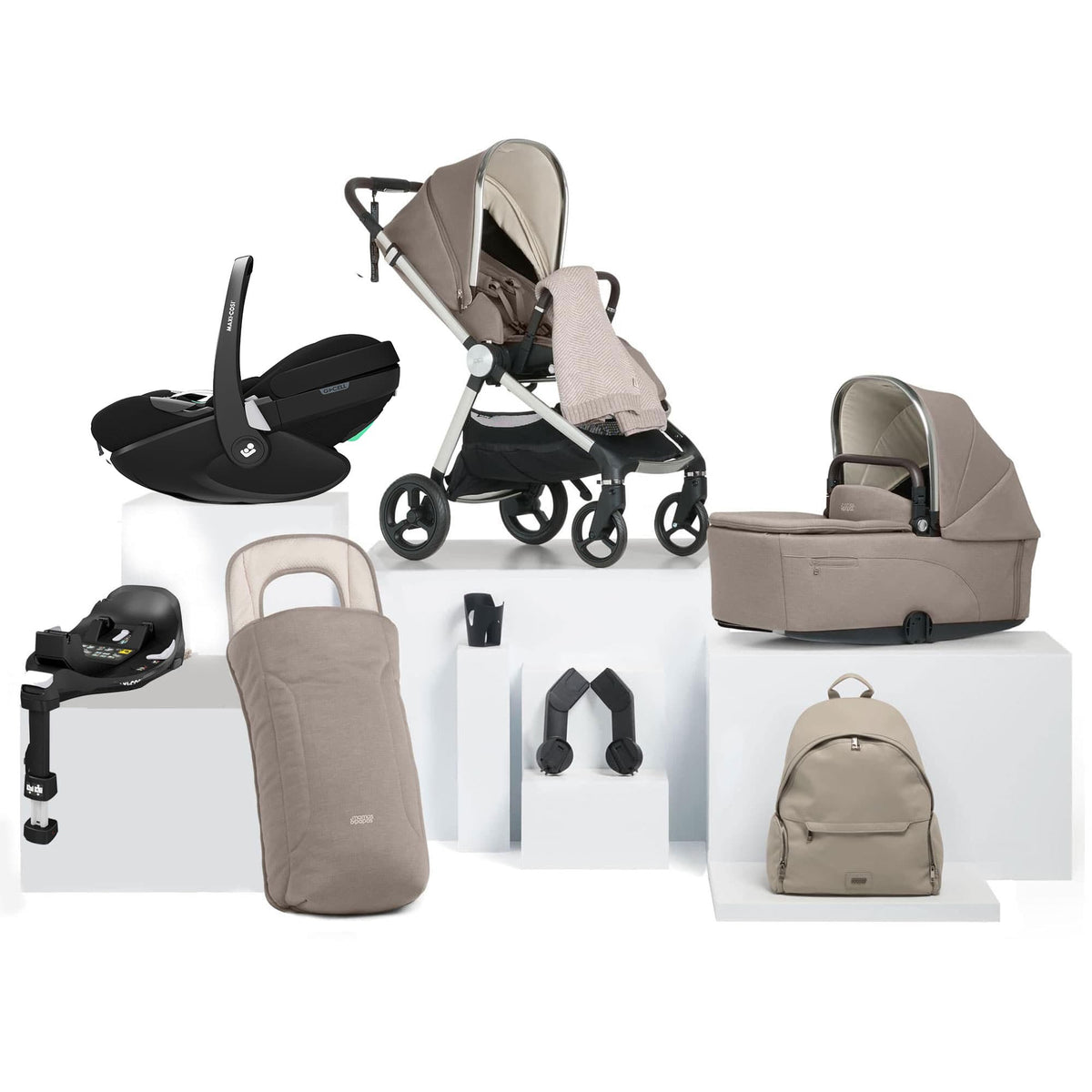 Mamas & Papas Vardo S Complete Maxi-Cosi Bundle in Heritage Travel Systems 524308101-5 5063229226311