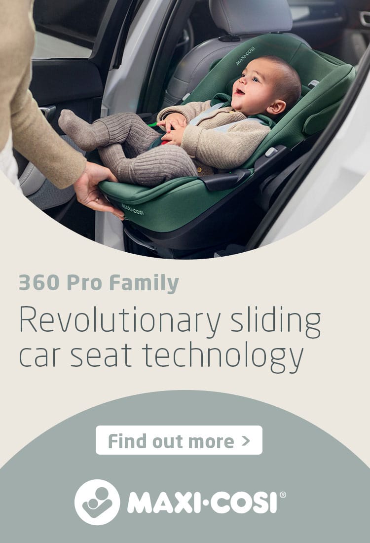 Maxi-Cosi 360 Pro Car Seats Featuring SlideTech