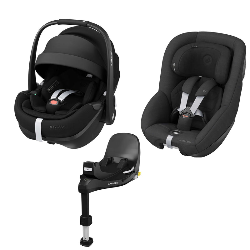 Maxi-Cosi 360 Pro 2 Family Bundle in Twillic Black