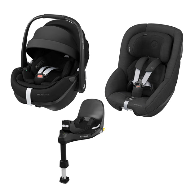 maxi cosi pebble 360 pro vs pro 2 Maxi-Cosi 360 Pro 2 Family Bundle in Twillic Black