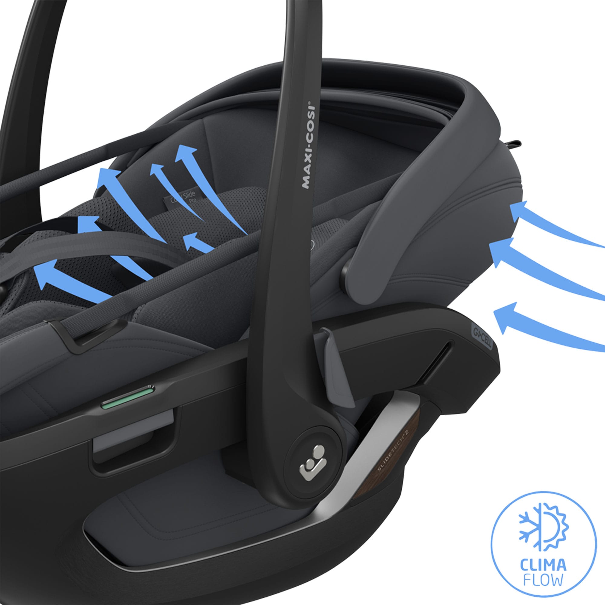Maxi-Cosi Coral Slide Pro in Moon Graphite Baby Car Seats
