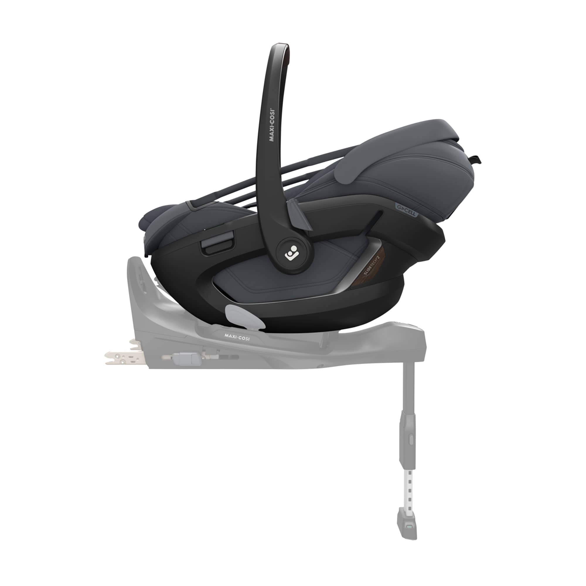 Maxi-Cosi Coral Slide Pro, Pearl XL Slide Pro & Base Bundle in Moon Graphite Baby Car Seats KF10000211 8720291001778