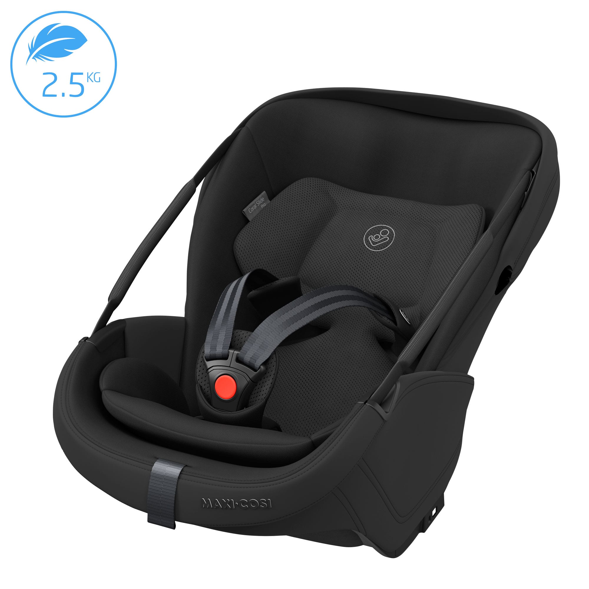 Maxi-Cosi Coral Slide Pro, Pearl XL Slide Pro & Base Bundle in Onyx Black Baby Car Seats KF10000150 8712930187783