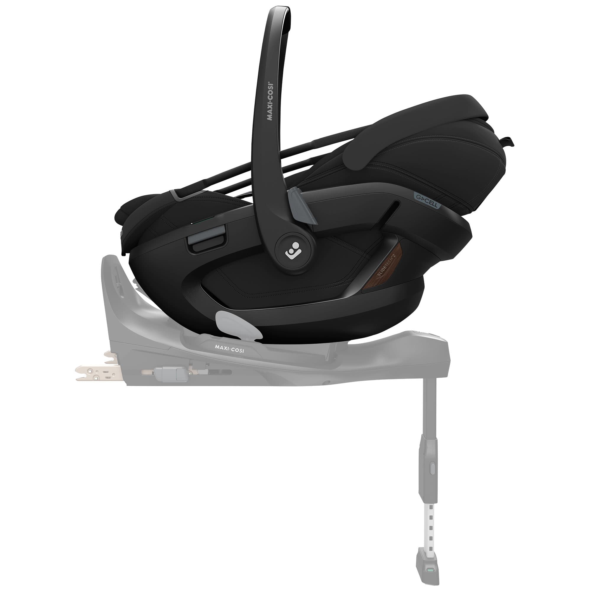 Maxi-Cosi Coral Slide Pro, Pearl XL Slide Pro & Base Bundle in Onyx Black Baby Car Seats KF10000150 8712930187783