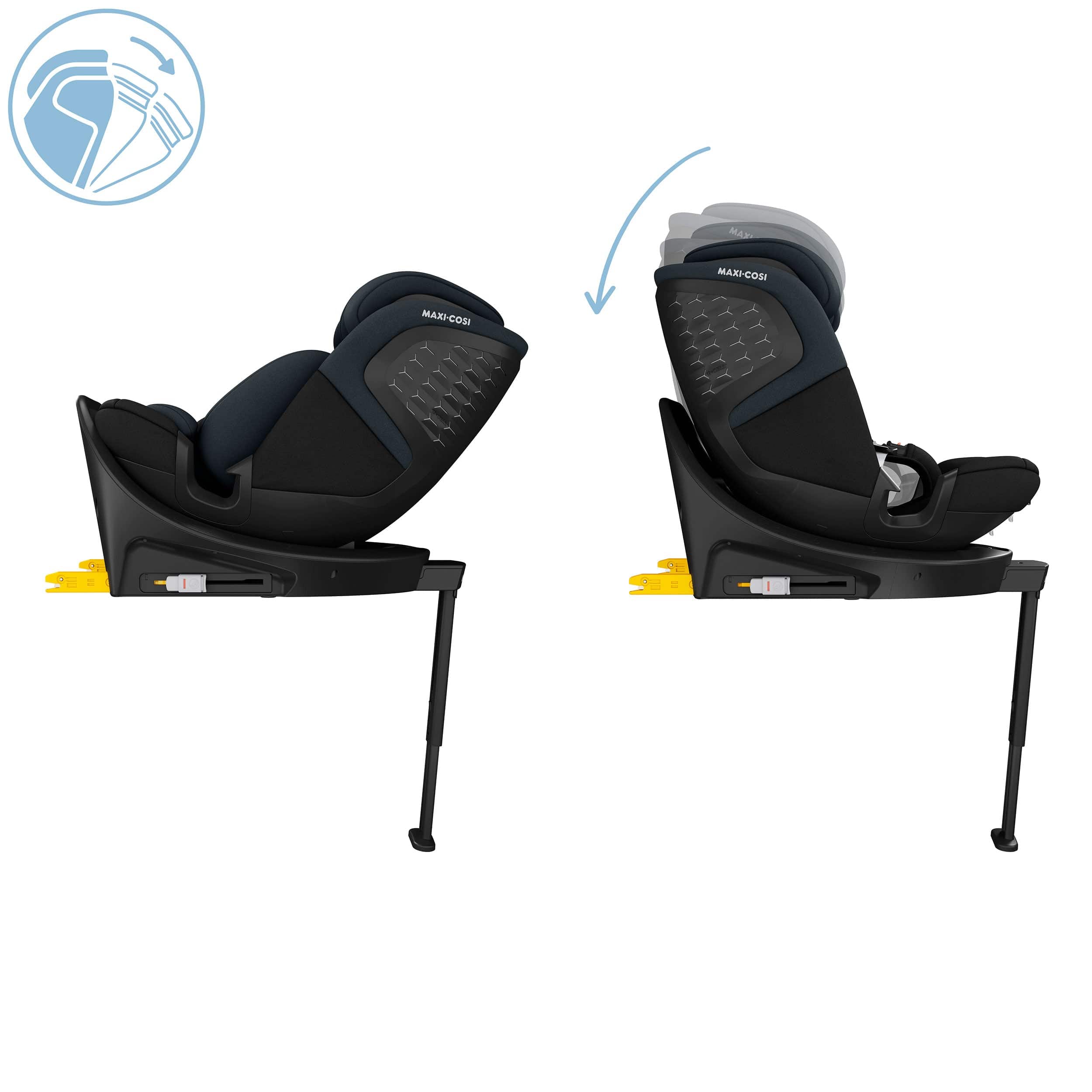 Maxi-Cosi Emerald 360 S Car Seat in Tonal Black Baby Car Seats 8620104110 8712930005384