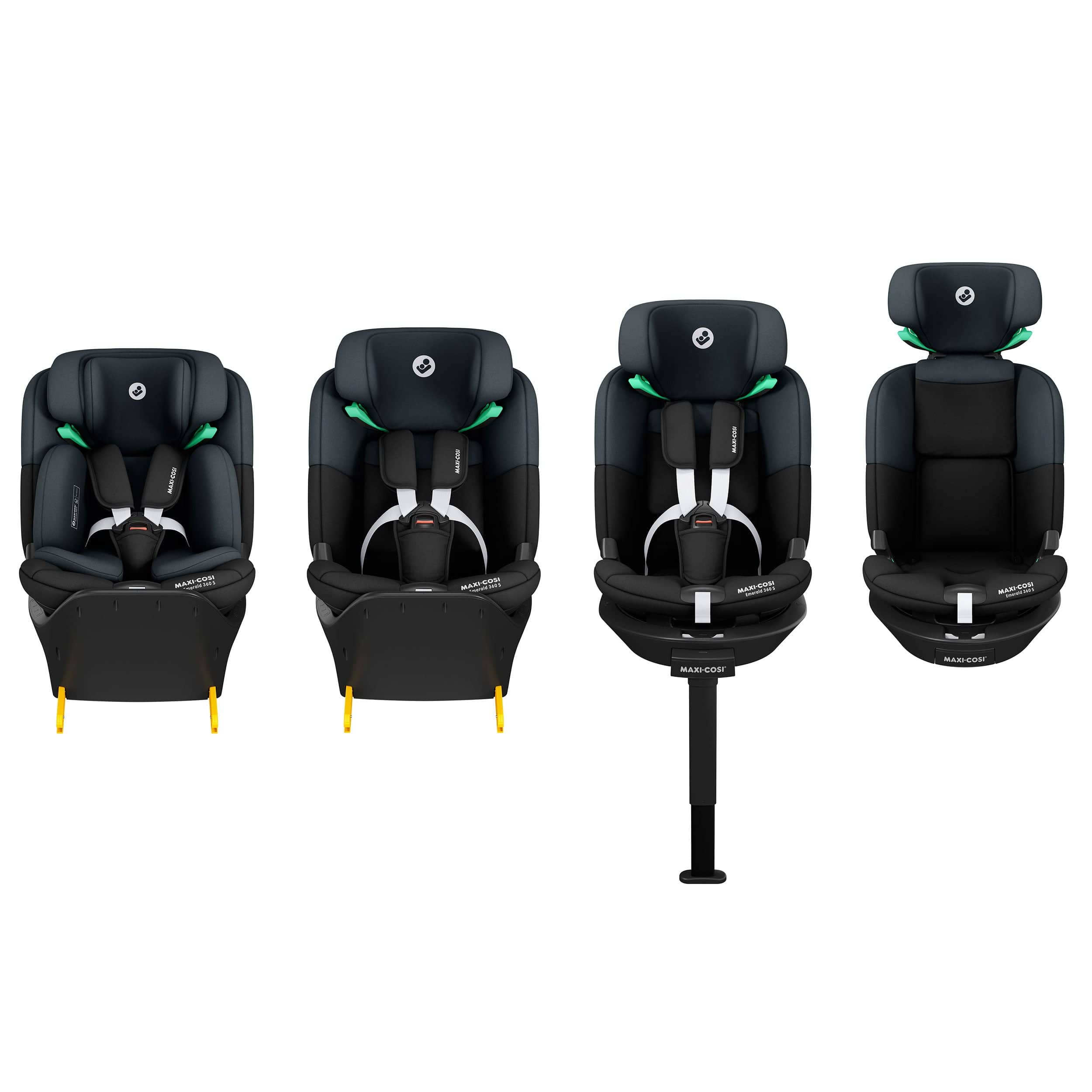 Maxi-Cosi Emerald 360 S Car Seat in Tonal Black Baby Car Seats 8620104110 8712930005384