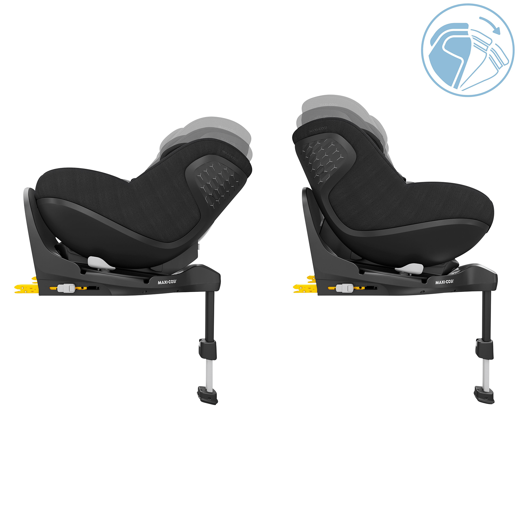 Maxi-Cosi Pearl 360 Pro & FamilyFix 360 Pro in Authentic Black Baby Car Seats 8053671110-1 8712930184669