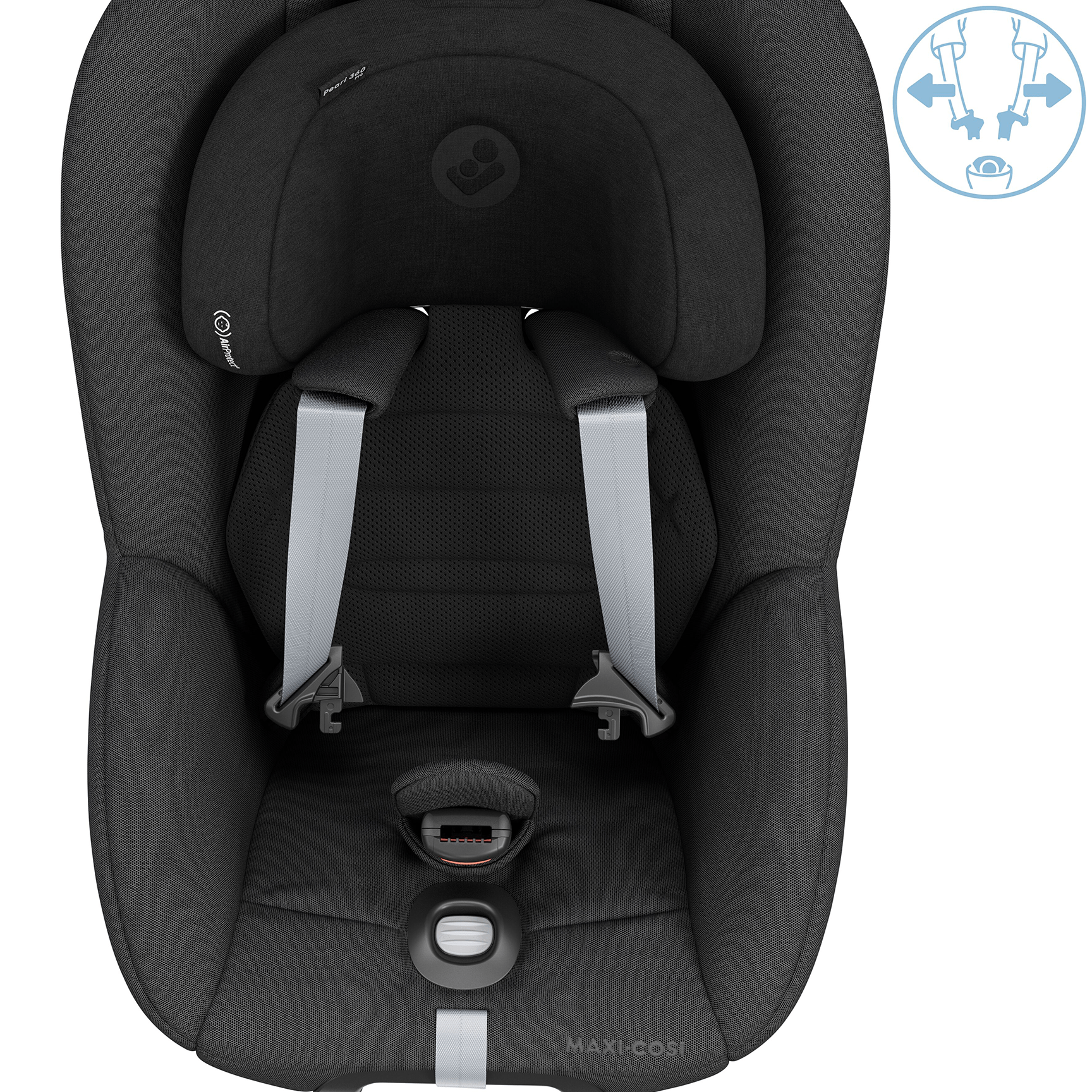 Maxi-Cosi Pearl 360 Pro & FamilyFix 360 Pro in Authentic Black Baby Car Seats 8053671110-1 8712930184669