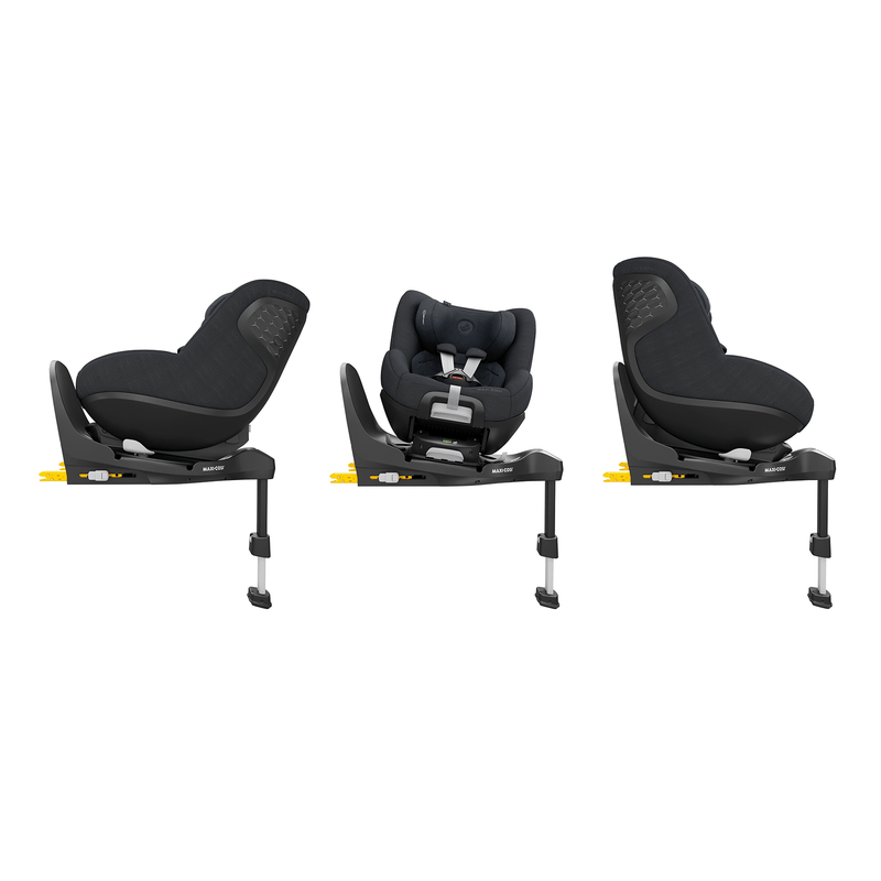 Maxi-Cosi Pearl 360 Pro & FamilyFix 360 Pro in Authentic Graphite Baby Car Seats 8053550110-1 8712930184676